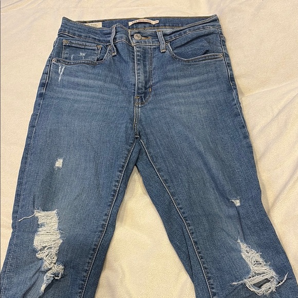 Levi's 724 Women's High Rise Blue Jeans - Sz. 27 - Picture 4 of 8